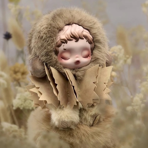 POP MART Accessories - Skullpanda Teakwood L'impressionnisme Vinyl Plush Pendant